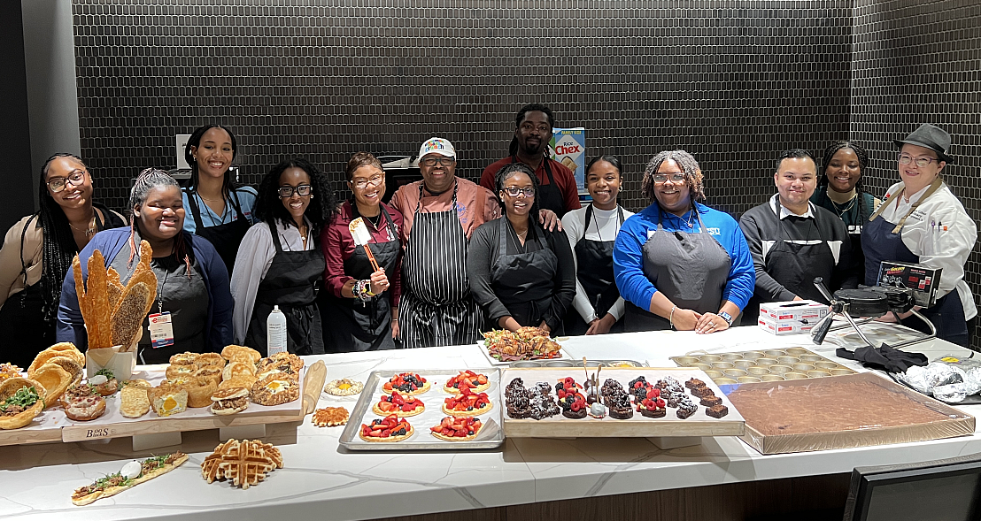emerging leaders cooking demo